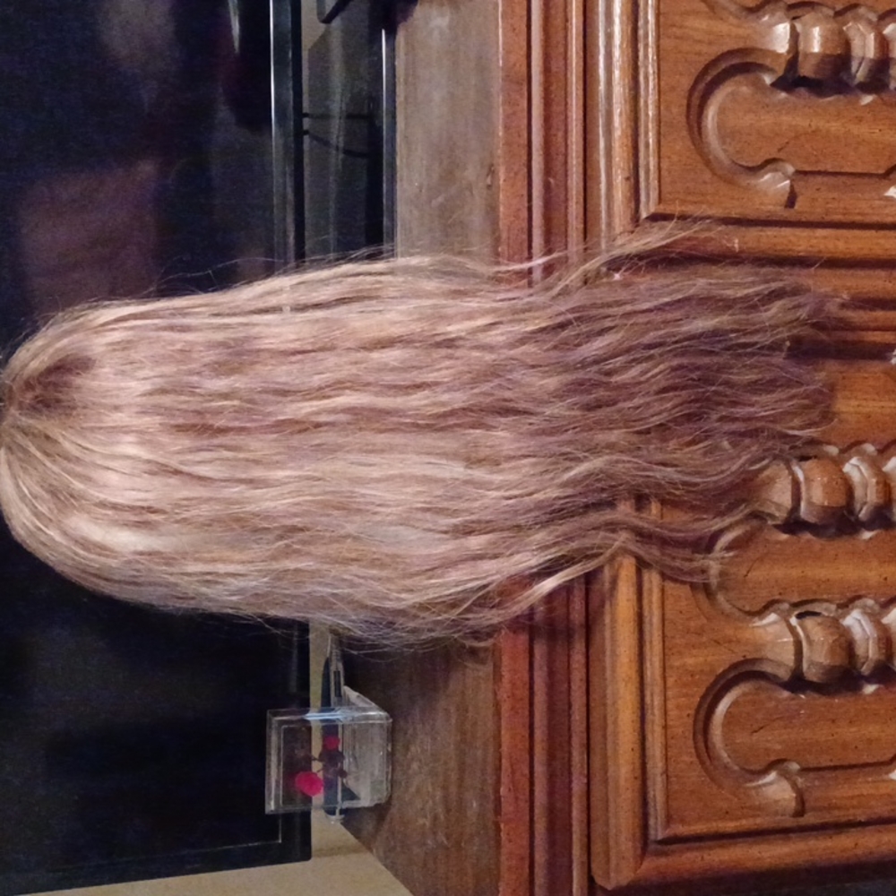 Real hair flash enhancer/topper